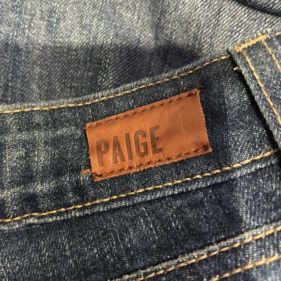 PAIGE Women's Dark Blue Skinny Jeans - Picture 5 of 8